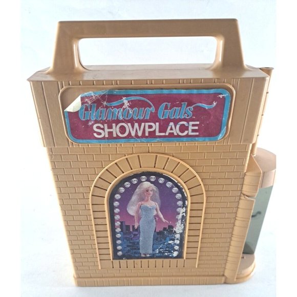 Vintage Kenner Glamour Gals Showplace Case W 1 Doll 1980s Mini Dolls Retro - Picture 4 of 13